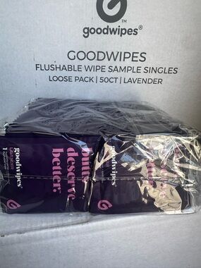 Goodwipes Lavender Flushable Wash Cloths - Single Pack